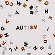 the word AUTISM spelt out in letters