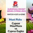 CYM vs CES Dream11 Prediction Today with Playing XI, Pitch Report & Player Stats