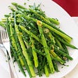 Asparagus in Garlic Sauce