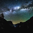 Milky Way in Yosemite park
