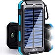 Solar Power Bank Portable Charger 20000mah Waterproof...