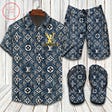 Louis Vuitton since 1854 Hawaiian Shirt Shorts and Flip Flops