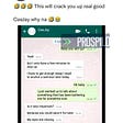 Amebo, Conversation Between a Girlfriend and her supposed Boyfriend