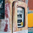 Old gasoline pump