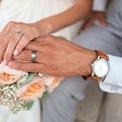 Newlywed hands