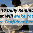 ways to be more confident