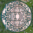 A labyrinth from above