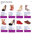 Shop for red shoes