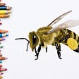 How to Draw a Bee - A Step-by-Step Tutorial to Make Bee Drawing Easy