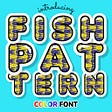 Fish Pattern Font Free Download_62fca63a67a4a