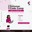 SCA Summer Code Camp e-flyer