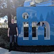 Me @ LinkedIn HQ in Sunnyvale on day one!