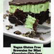 Vegan Gluten Free Brownies for Mint Chocolate Chip Fans @XoBakingCo