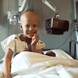 The Child is fighting with Cancer.