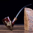 MUXIANG Handmade Briar Wood Functional Gandalf pipe