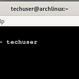 Switch-User-Arch-Linux