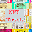 NFT tickets in the midst of old bus tickets