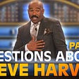 Funny Family Feud questions… about STEVE HARVEY! | Family Feud | PART 1