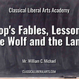 Enjoy the Wisdom of Aesop's Fables