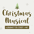 Christmas Musical Font Free Download_62d184c3f3c63