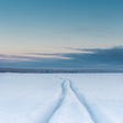 path, road, byway, polar, snow, winter