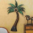 Metallic Tropical Cococut Tree for Wall Decor