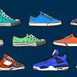 illustration of sneakers