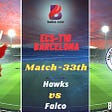 HAW vs FAL Dream 11 Prediction Today with Playing XI, Pitch Report & Players Stats