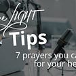 podcast - tips for prayers