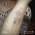 Designer Sun and Moon Tattoo