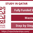 Doha Institute for Graduate Studies Scholarships 2023 (Fully Funded)