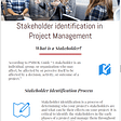 Stakeholder Identification in Project Management