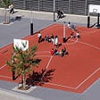 Munich Germany 3D Basketball Court