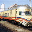 Diesel railcar FIAT 7131 (#5029) at Cañuelas train station of General Roca Railway. Author milandimitri from https://www.flickr.com/photos/12226485@N08/1236850959/ Public domain, This image is in the public domain because the copyright of this photograph, registered in Argentina, has expired. File:Ferrocarriles Argentinos — Coche motor en Cañuelas.jpg — Wikimedia Commons