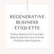 business etiquette, conscious business, marketing tips