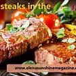 Beef steaks in the oven