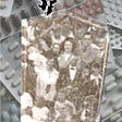 A spooky tombstones posed against a background of pills in blister packaging. The tombstone is covered in a collage of faded faces of old-timey people. Atop the tombstone dances Rich Uncle Pennybags from Monopoly, who has removed his face to reveal a grinning death’s head mask behind it. Behind him is the wordmark for McKinsey and Company. Image: Foundin_a_attic (modified) https://www.flickr.com/photos/foundin_a_attic/32844169425/ https://www.flickr.com/photos/foundin_a_attic/31992834414/ CC BY