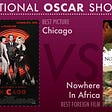 The 2003 International Oscar Showdown features Chicago versus Nowhere In Africa