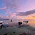 Sunset at Moalboal, Cebu