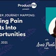 Turning Pain Points into Opportunities with Arnile Punla blue banner with resource speaker headshot