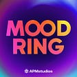 Graphic that shows letters “Mood Ring”