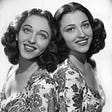 The Barry Sisters, a beautiful duo. Picture from the 1940s