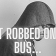 robbed, getting robbed, rob, NYC Bus, Walkman, guard up