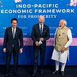 Biden at the Indo-Pacific Economic Framework for Prosperity to create a stronger, fairer, more resilient economy for families, workers, and businesses in the United States and in the Indo-Pacific region.