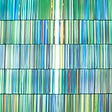 5 horizontal bars containing hundresds of thin vertical lines of primarily blue and green. Highsmith, Carol M, photographer.