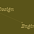 A large banner that reads from Design to Engineering