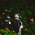 Photo of a Lego character who looks like Keanu Reeves.