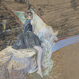 At the Cirque Fernando, Rider on a White Horse, 1887–1888 Henri de Toulouse-Lautrec