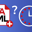 YAML logo next to clock