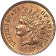 1877 Indian cent, Courtesy of Heritage Auction Galleries, used by permission.